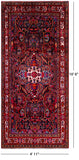 Black New Authentic Persian Nahavand Rug - 4' 11" X 10' 6" - Golden Nile