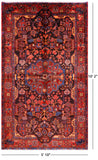 New Persian Nahavand Hand Knotted Rug - 5' 10" X 10' 2" - Golden Nile