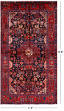 New Persian Hand Knotted Nahavand Rug - 5' 4" X 9' 8" - Golden Nile