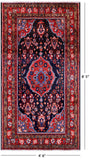 New Authentic Persian Nahavand Hand Knotted Rug - 4' 6" X 8' 5" - Golden Nile