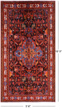 Black New Persian Authentic Nahavand Rug - 5' 6" X 10' 3" - Golden Nile