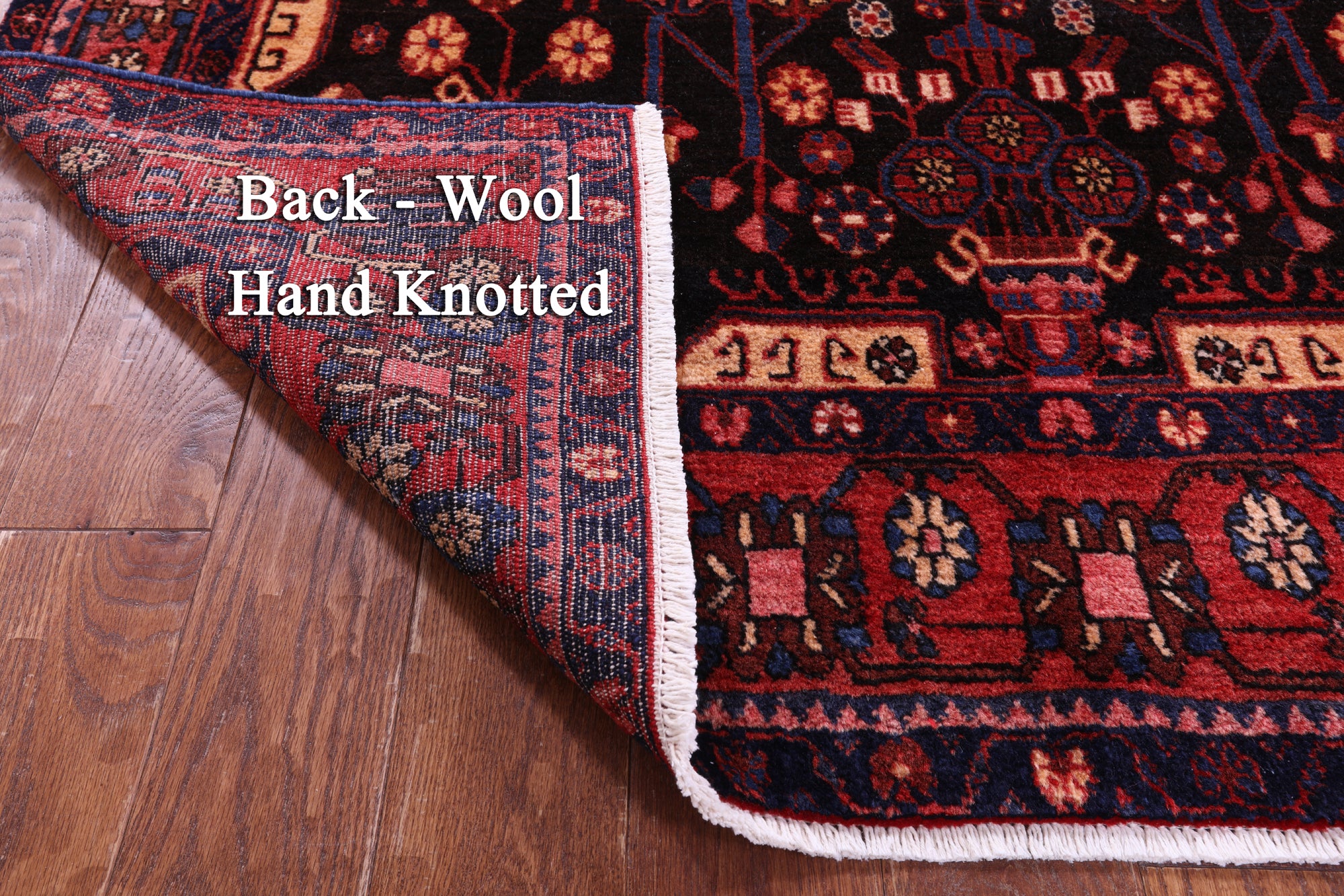 New 5' 4" X 10' 7" Authentic Wool Nahavand Persian Rug