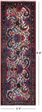 Authentic Persian Hamadan Hand Knotted Wool Runner Rug - 3' 3" X 9' 8" - Golden Nile