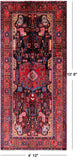 New Authentic Persian Hamadan Handmade Rug - 4' 10" X 10' 8" - Golden Nile