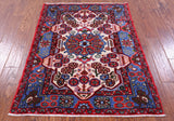 Ivory New Authentic Persian Nahavand Wool Rug - 3' 5" X 4' 8" - Golden Nile