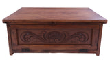 Reclaimed Wood Trunk Hand-carved Design - Golden Nile