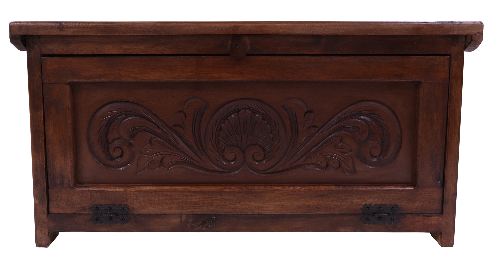 Reclaimed Wood Trunk Hand-carved Design - Golden Nile