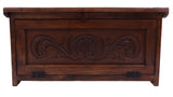 Reclaimed Wood Trunk Hand-carved Design - Golden Nile