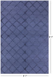 Moroccan Flat Weave Wool Rug - 6' 1" X 9' 1" - Golden Nile
