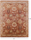 Peshawar Hand-Knotted Wool Rug - 9' 2" X 11' 9" - Golden Nile