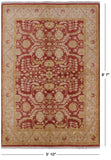 Peshawar Hand Knotted Wool Rug - 5' 10" X 8' 7" - Golden Nile
