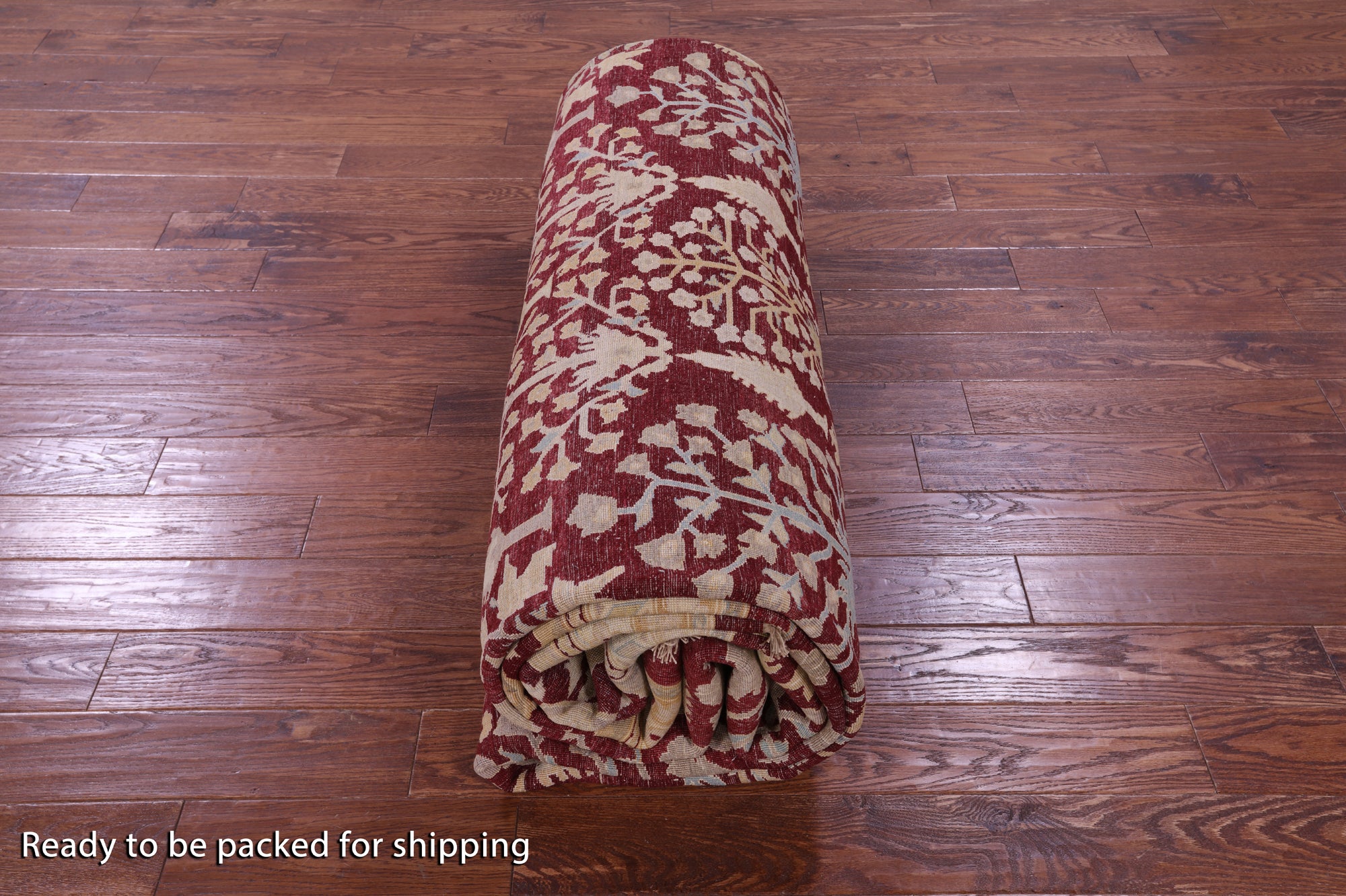 Persian Ziegler Hand Knotted Wool Rug 12' 2" X 14' 8" - Golden Nile