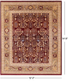 Persian Ziegler Hand Knotted Wool Rug 12' 2" X 14' 8" - Golden Nile