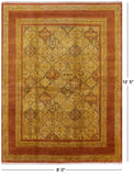 Peshawar Hand Knotted Wool Area Rug - 8' 0" X 10' 5" - Golden Nile