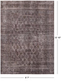 Persian Overdyed Handmade Wool Area Rug - 9' 7" X 12' 10" - Golden Nile