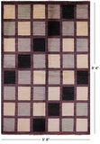 Persian Gabbeh Handmade Wool Area Rug - 5' 8" X 8' 4" - Golden Nile