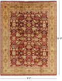 Peshawar Handmade Wool Area Rug - 9' 2" X 12' 3" - Golden Nile