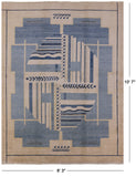 Persian Gabbeh Handmade Wool Rug - 8' 3" X 10' 7" - Golden Nile