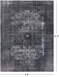 Persian Overdyed Hand Knotted Wool Rug - 9' 8" X 13' 0" - Golden Nile