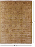 Peshawar Handmade Wool Area Rug - 8' 10" X 12' 1" - Golden Nile