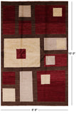 Persian Gabbeh Handmade Wool Rug - 6' 8" X 10' 0" - Golden Nile