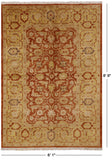 Peshawar Handmade Wool Area Rug - 6' 1" X 8' 9" - Golden Nile