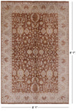 Peshawar Handmade Wool Area Rug - 6' 1" X 9' 1" - Golden Nile