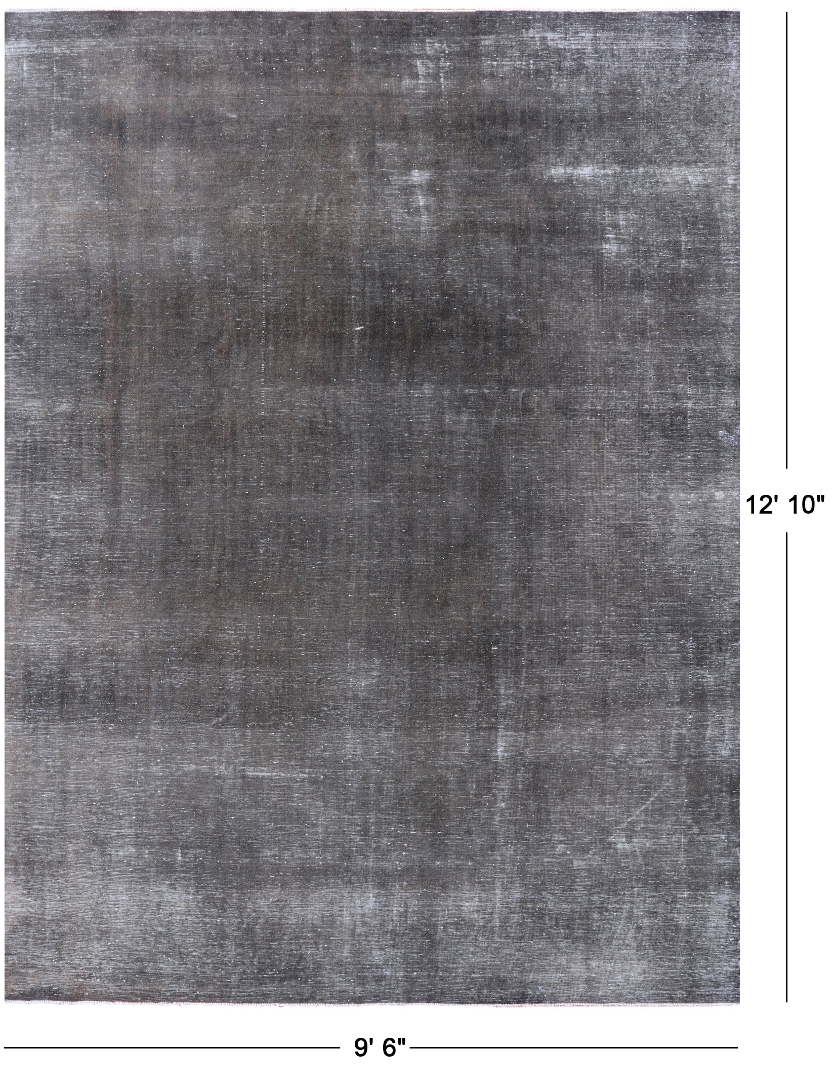 Persian Overdyed Hand Knotted Wool Area Rug - 9' 6" X 12' 10" - Golden Nile