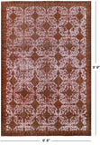 Persian Overdyed Handmade Wool Area Rug - 6' 8" X 9' 9" - Golden Nile