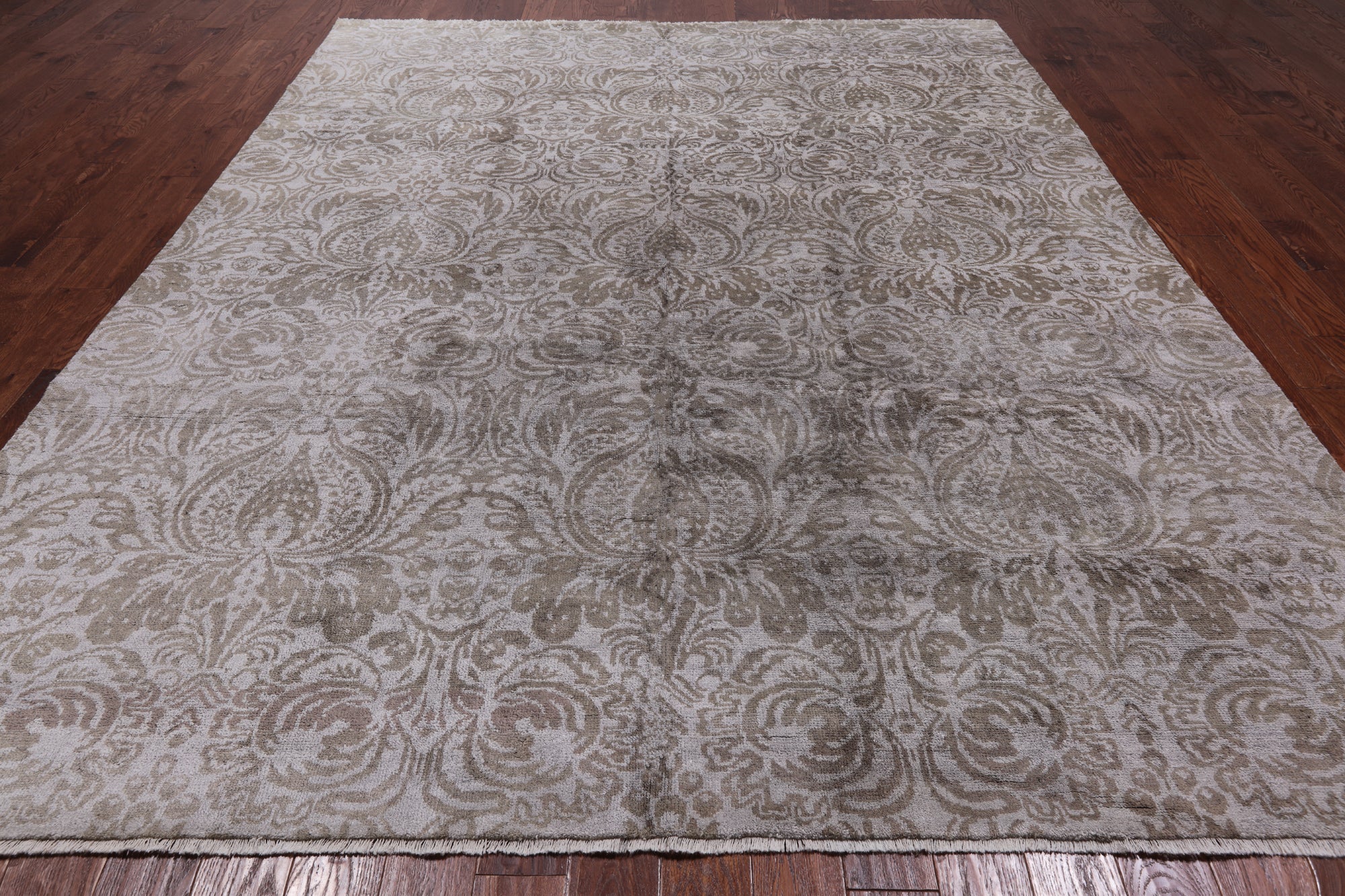 SUPER SALE Persian Handmade 100% Silk Rug - 8' 10" X 11' 8''