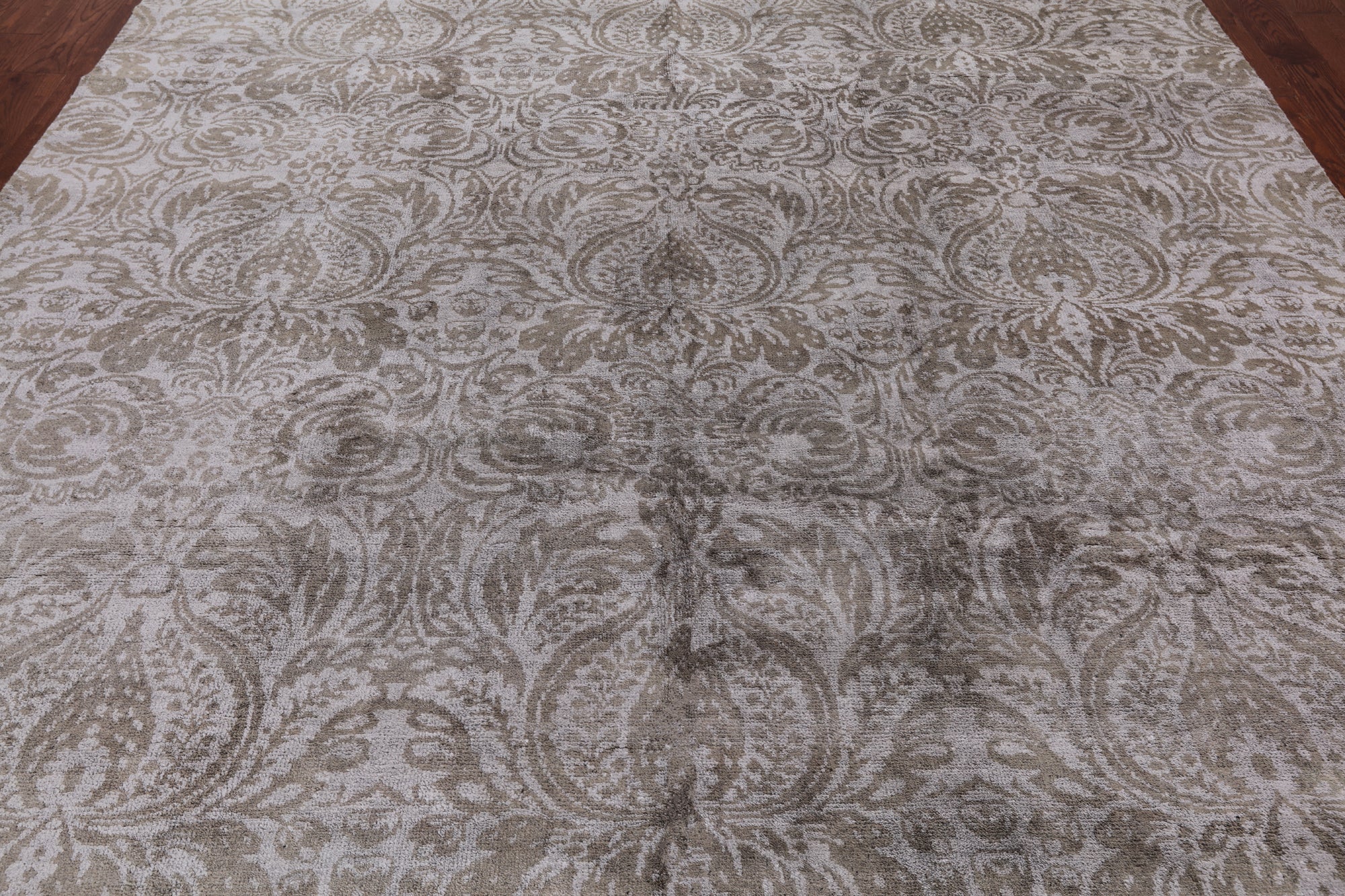 SUPER SALE Persian Handmade 100% Silk Rug - 8' 10" X 11' 8''