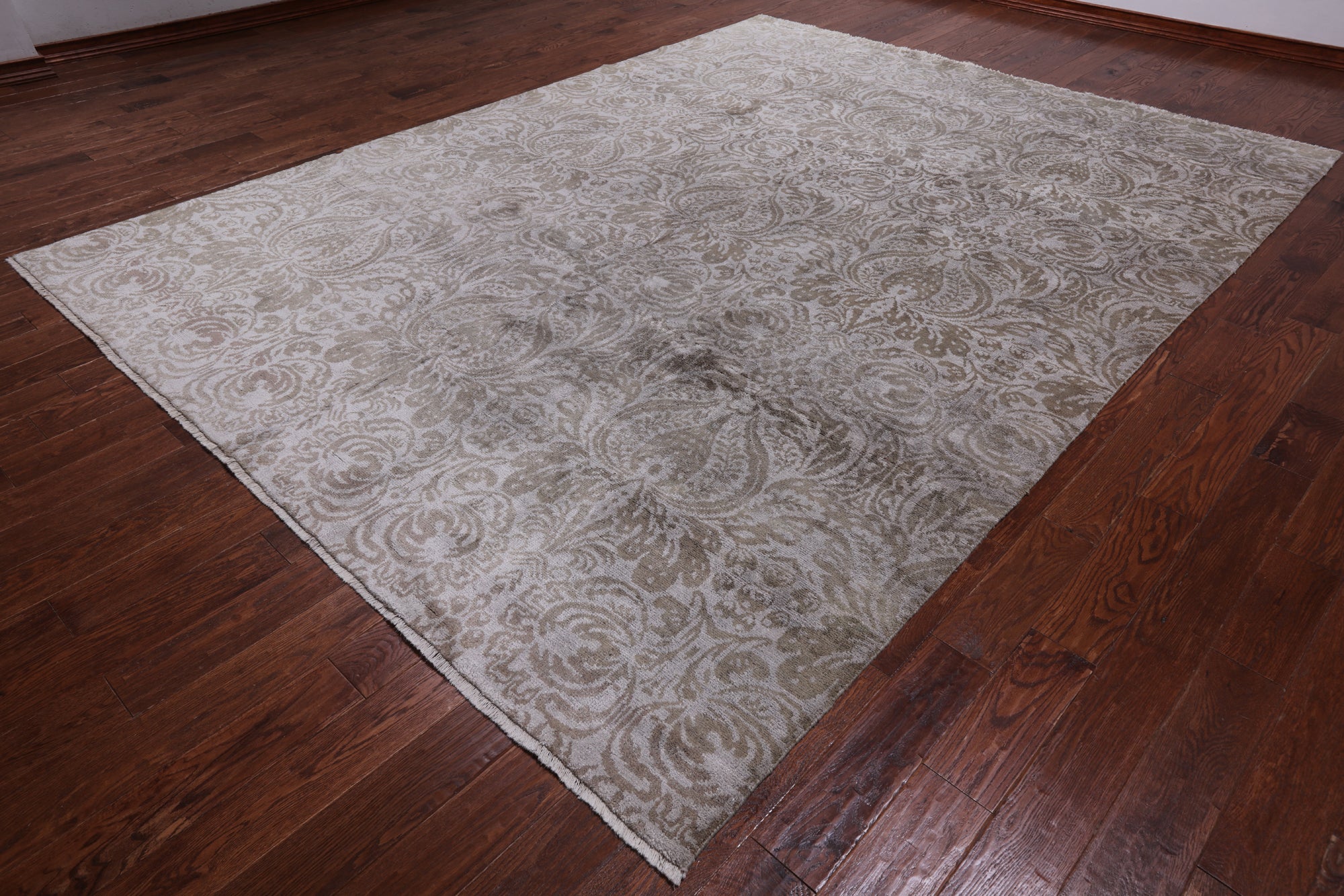 SUPER SALE Persian Handmade 100% Silk Rug - 8' 10" X 11' 8''