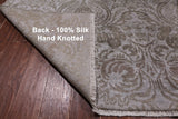 SUPER SALE Persian Handmade 100% Silk Rug - 8' 10" X 11' 8''
