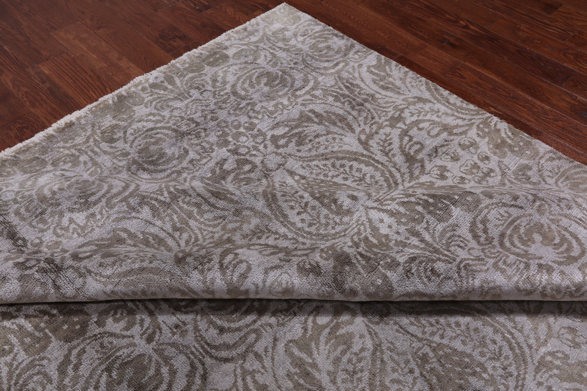 SUPER SALE Persian Handmade 100% Silk Rug - 8' 10" X 11' 8''