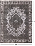 Persian Overdyed Hand Knotted Wool Rug - 9' 6" X 12' 6" - Golden Nile