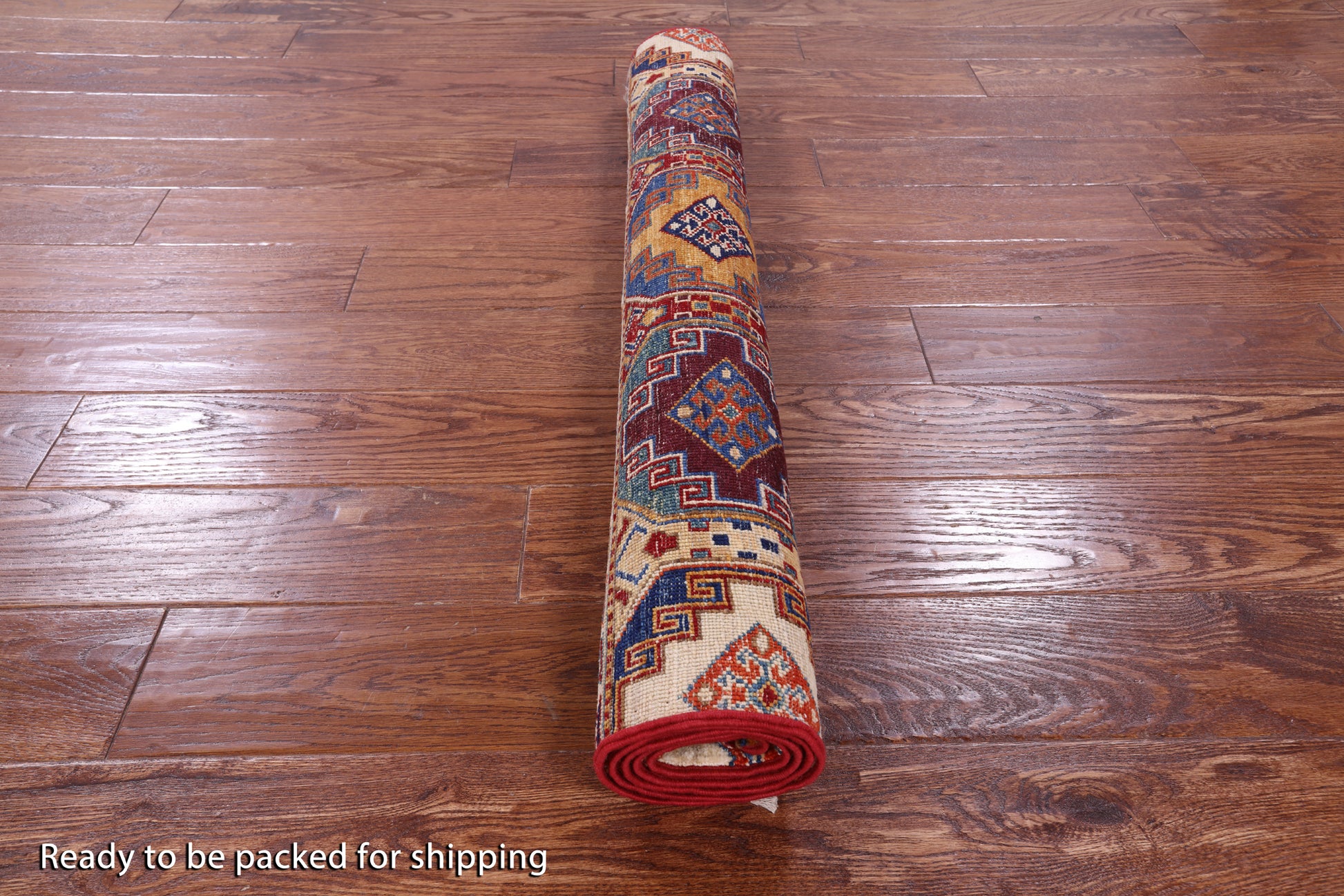 Khorjin Persian Gabbeh Handmade Wool Rug - 3' 4" X 4' 11" - Golden Nile