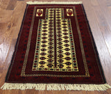 Persian Hand Knotted Wool Area Rug - 3' 2" X 4' 7" - Golden Nile