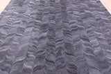 Black Square Natural Cowhide Hand Stitched Patchwork Rug - 9' 0" X 9' 0" - Golden Nile