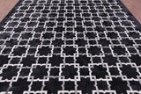 Black Natural Cowhide Hand Stitched Patchwork Rug - 10' 0" X 14' 0" - Golden Nile