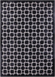 Black Natural Cowhide Hand Stitched Patchwork Rug - 10' 0" X 14' 0" - Golden Nile