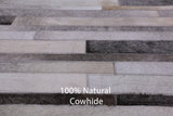 Natural Cowhide Hand Stitched Patchwork Rug - 9' 0" X 12' 0" - Golden Nile