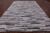 Natural Cowhide Hand Stitched Patchwork Rug - 9' 0" X 12' 0" - Golden Nile
