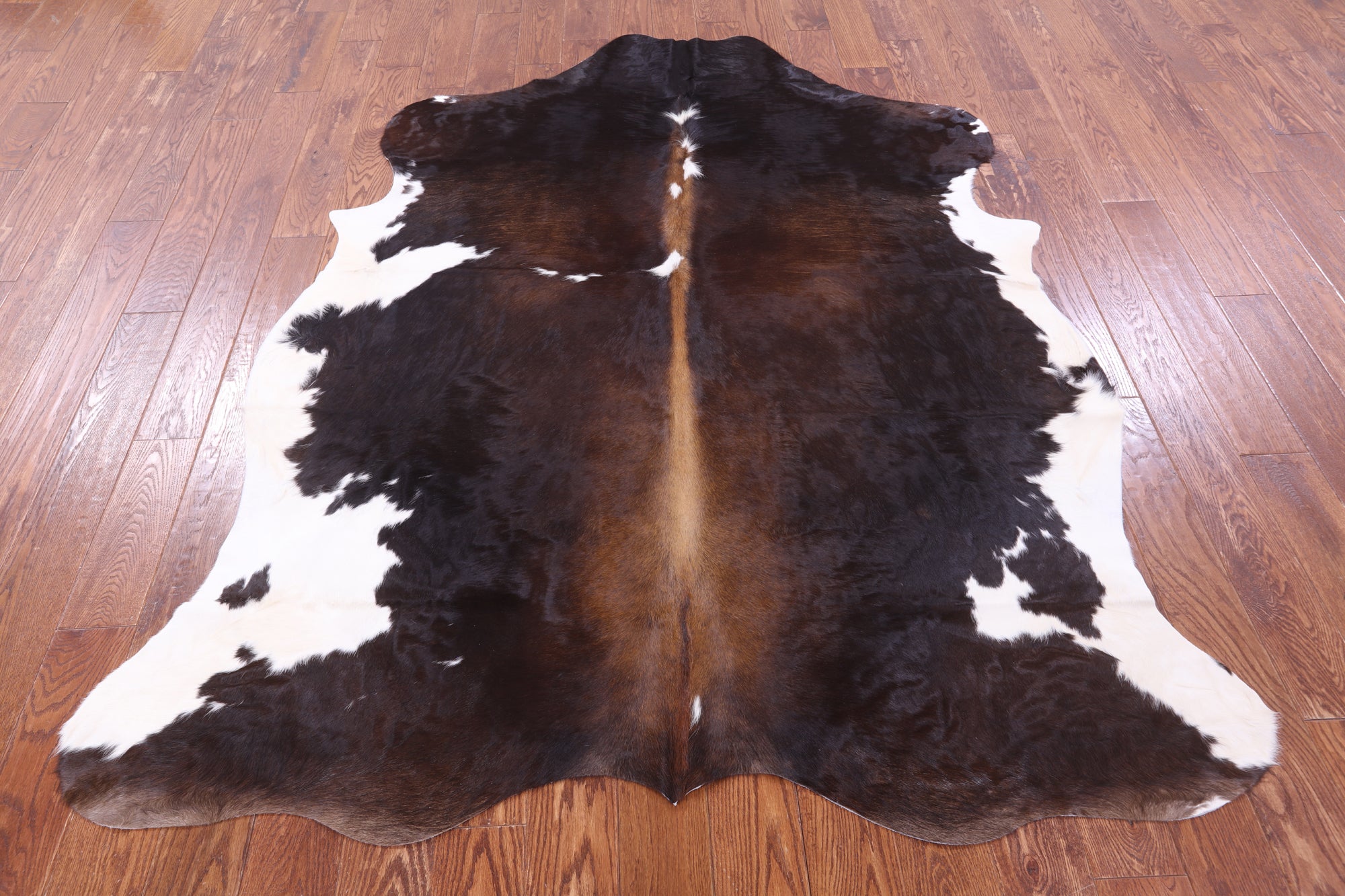 Natural Hair-On Cowhide Rug - 7' 2" X 5' 11" - Golden Nile