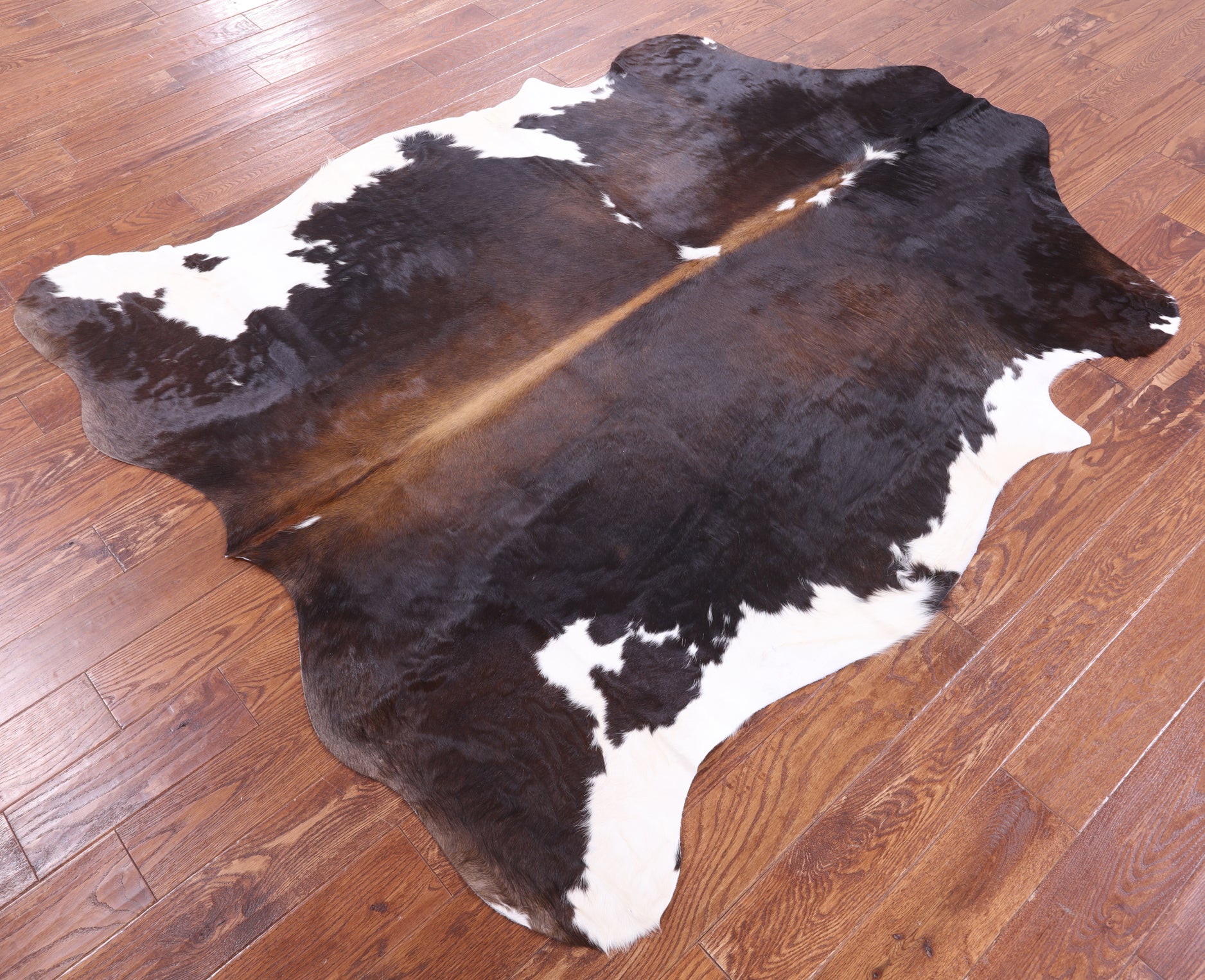 Natural Hair-On Cowhide Rug - 7' 2" X 5' 11" - Golden Nile