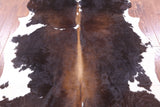 Natural Hair-On Cowhide Rug - 7' 2" X 5' 11" - Golden Nile