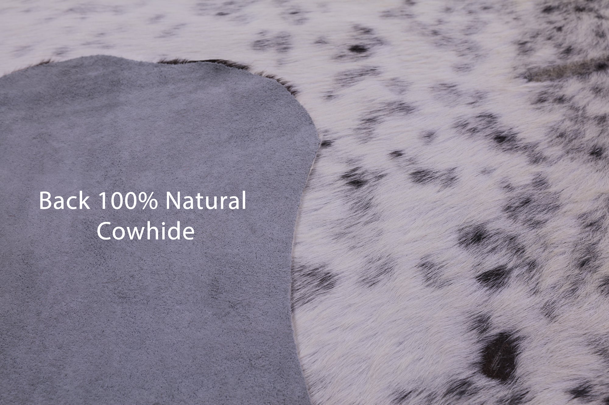 Natural Hair-On Cowhide Rug - 7' 0" X 6' 6" - Golden Nile