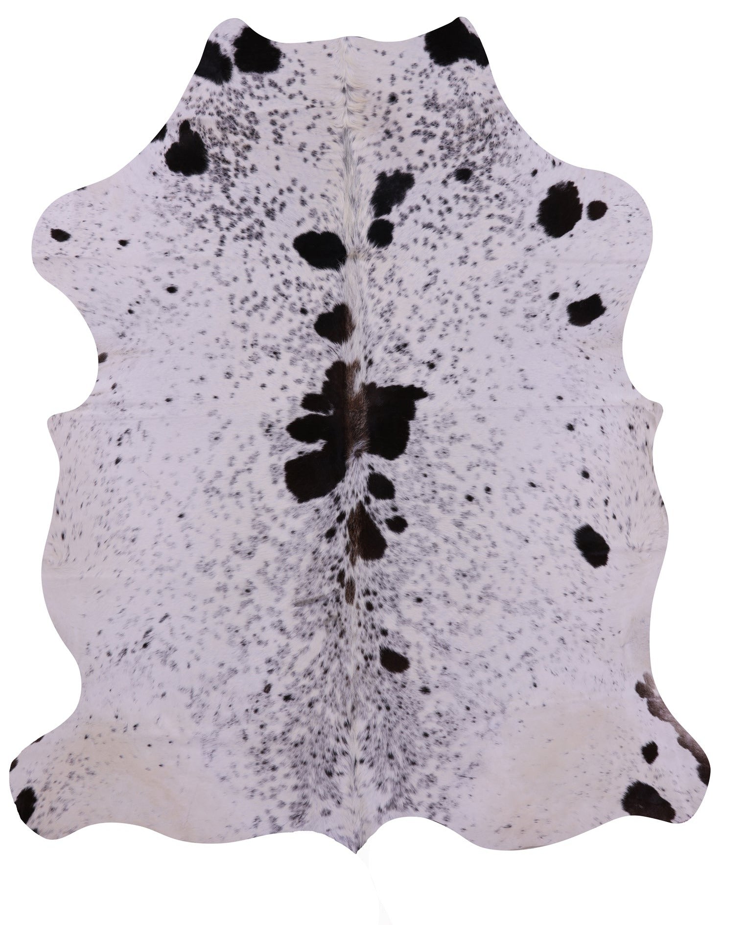 Natural Hair-On Cowhide Rug - 7' 0" X 6' 6" - Golden Nile