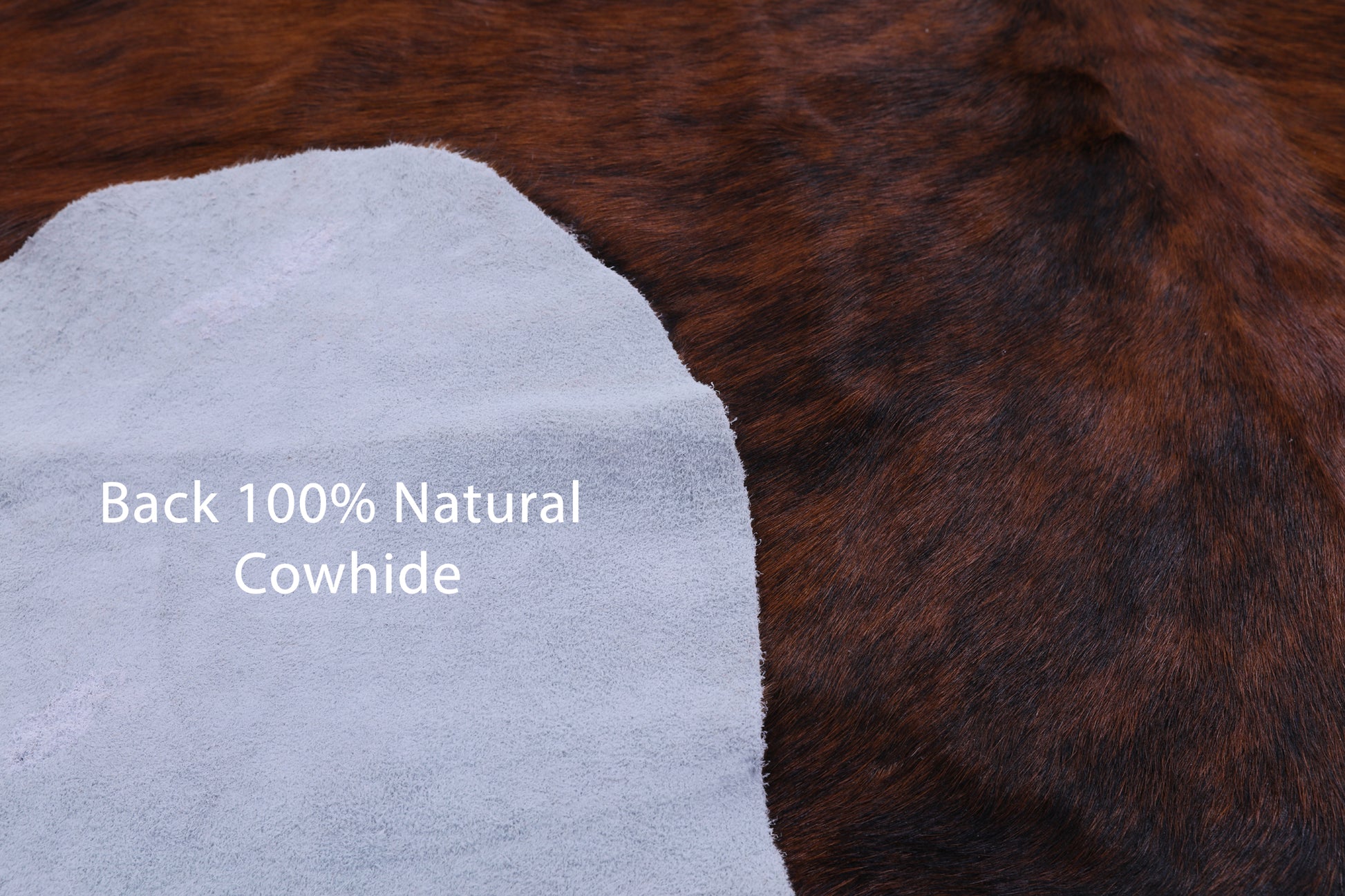 Natural Hair-On Cowhide Rug - 7' 3" X 6' 6" - Golden Nile