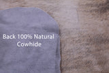 Natural Hair-On Cowhide Rug - 7' 5" X 5' 10" - Golden Nile