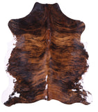 Natural Hair-On Cowhide Rug - 7' 3" X 6' 7" - Golden Nile